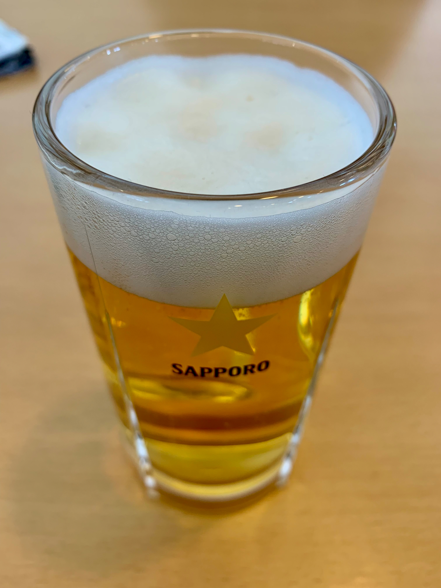 Sapporo beer from the source in Haikkaido
